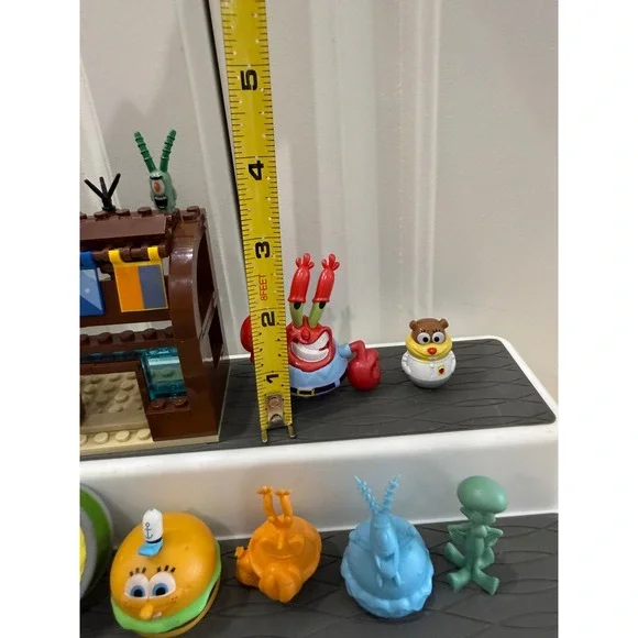 SpongeBob Squarepants Lot Metal Mr Krabs Figures Mystery Mini Build Krusty Krab - Picture 12 of 15